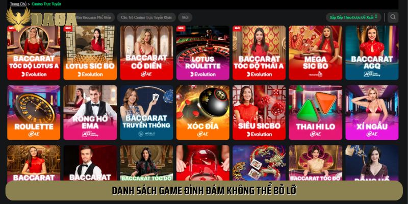 Danh sách game đình đám không thể bỏ