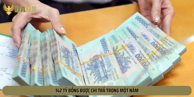 Trong một năm, số tiền thưởng dành cho thành viên lên đến 142 tỷ đồng